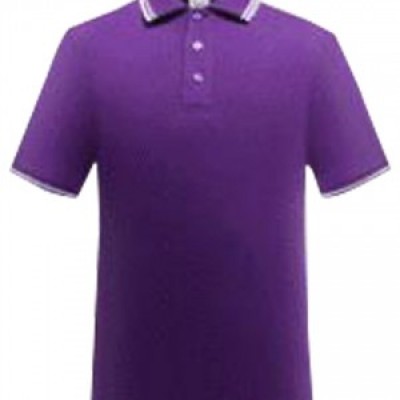 SKP023 manufacturing short-sleeved Polo shirt design striped collar short-sleeved Polo shirt short-sleeved Polo shirt supplier business group activities detail view-8